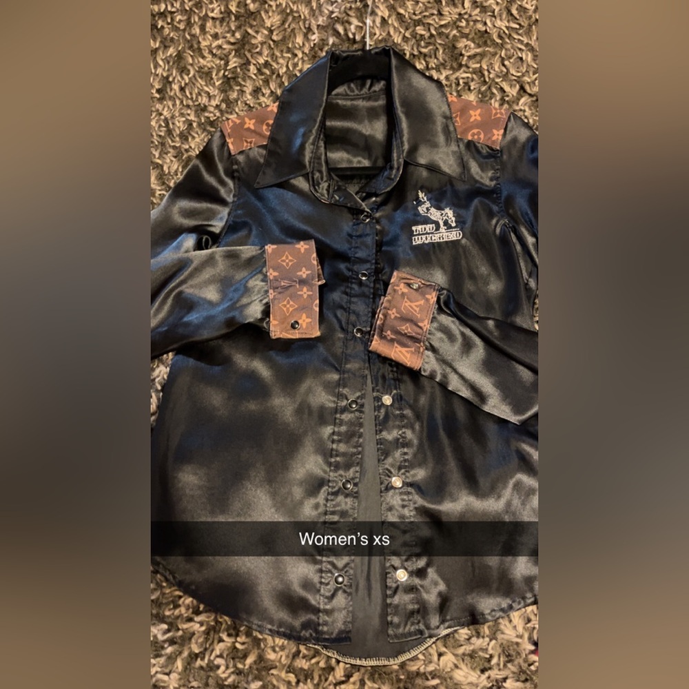 Handmade Silk Western Shirt